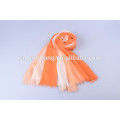 Fashionable Top Quality Two Tone Woven Cashmere Shawl For Lady